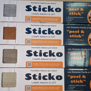Sticko listelli adesivi in lvt