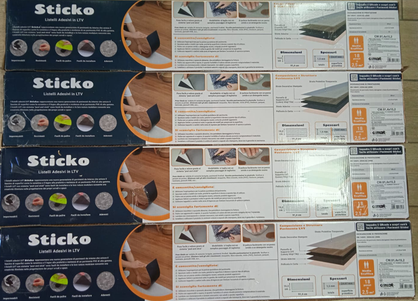 Sticko listelli adesivi in lvt - immagine 2