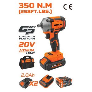 AVVITATORE IMPULSI BATTERIA GP20V 620333 WOKIN
