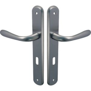 MANIGLIA GOCCIA CROMO PLACCA FORO PATENT