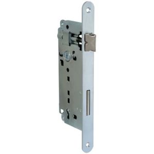 SERRATURA PATENT B.TONDO CROMO OPACO 040T BONAITI