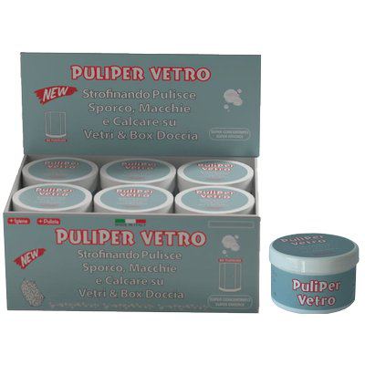 PASTA RIMUOVI CALCARE VETRO DOCCIA PULIPER